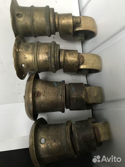 Старинные колёса, колесики мебельные Латунь/бронза