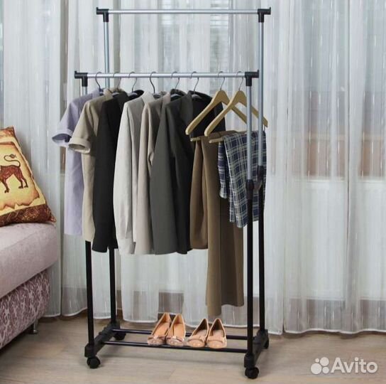 Вешалка напольная рейл