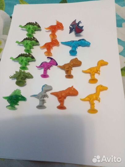 Динозавры, каваи,скрепыши