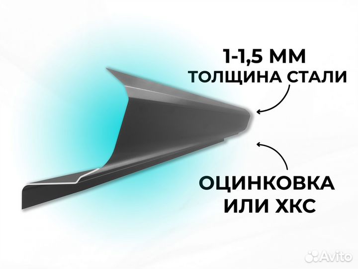 Ремонтные пороги и арки Daewoo Елизаветинская