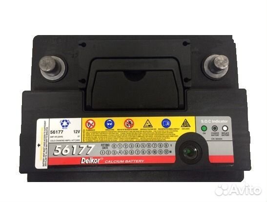 Аккумулятор delkor 56177
