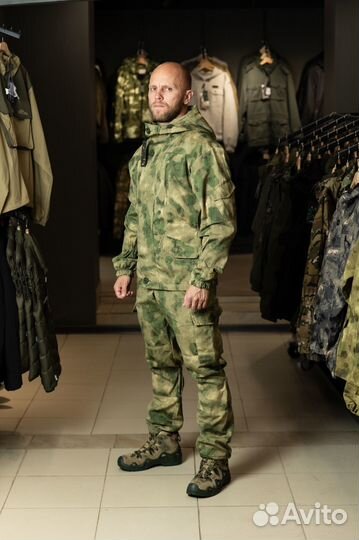 Костюм Горка 5, рип-стоп, зелёный мох