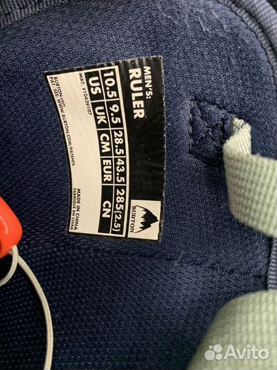 Сноубордические ботинки burton ruler