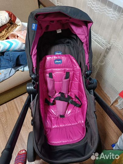 Коляска chicco urban розовая