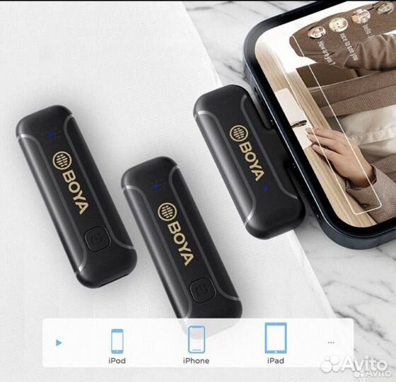 Радиосистема микрофоны boya BY-WM3T2-D2 Lightning