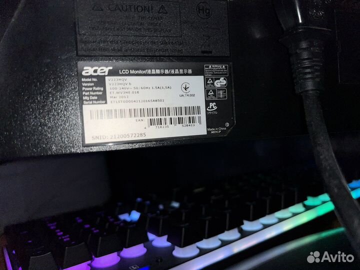 Монитор Acer v223HQV