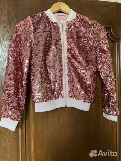 Кофта для девочки из пайеток