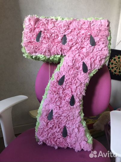 Цифра 7 на день рождения