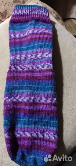 Носки вязаные шерстяные ручная работа