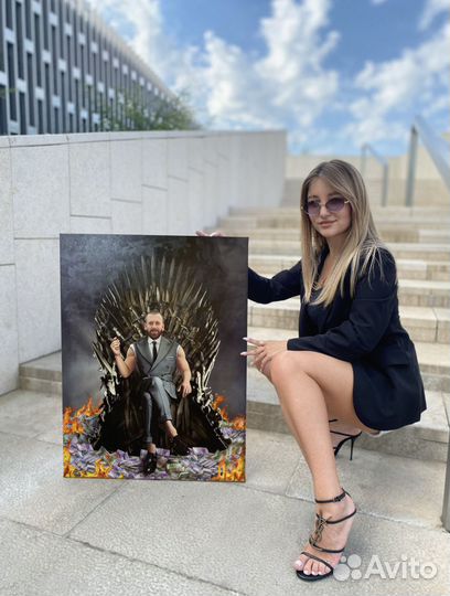 Портреты на холсте