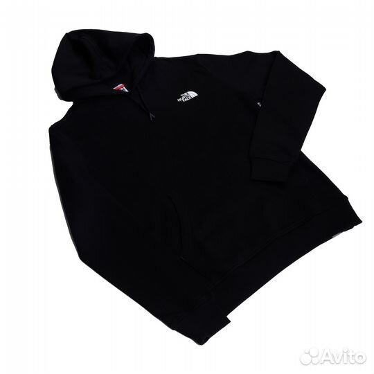 Мужская толстовка худи черная The North Face