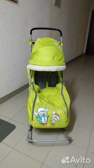 Детские санки коляска Ника 6