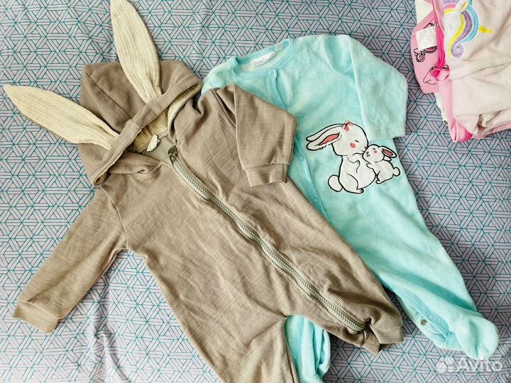 Вещи пакетом для девочки 62-68