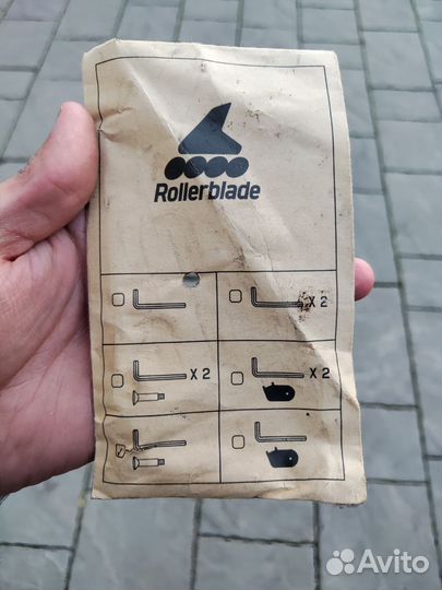 Ролики rollerblade 40р 3x110