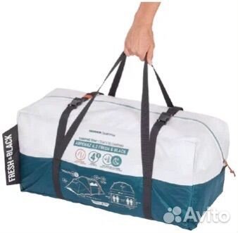 Палатка Quechua Arpenaz 4.2 Fresh and Black