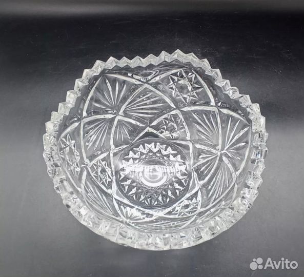 Конфетница салатник хрусталь СССР