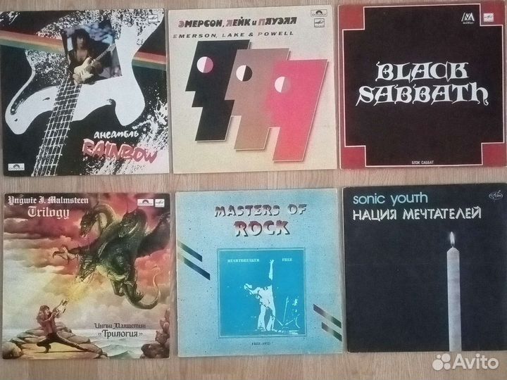 Винил. Рок-композиции. Разное
