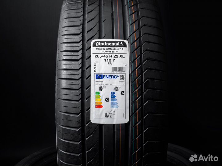 Continental ContiSportContact 5 ContiSeal 285/40 R22 и 255/45 R22