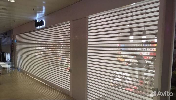 Рольставни для торговых центров в началии