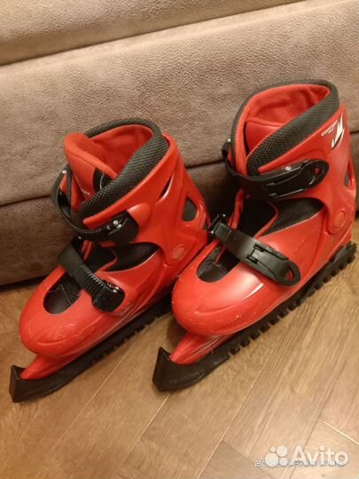 Коньки детские раздвижные 34