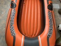 Надувная лодка с веслами Kondor 2000