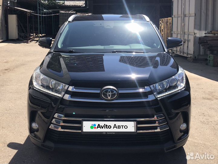 Toyota Highlander 3.5 AT, 2018, 77 495 км
