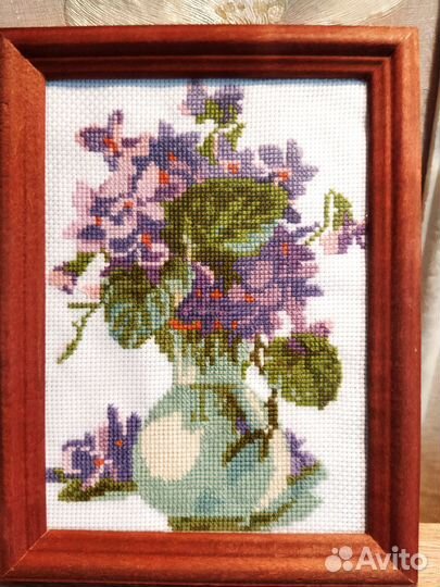 Картина вышитая крестиком