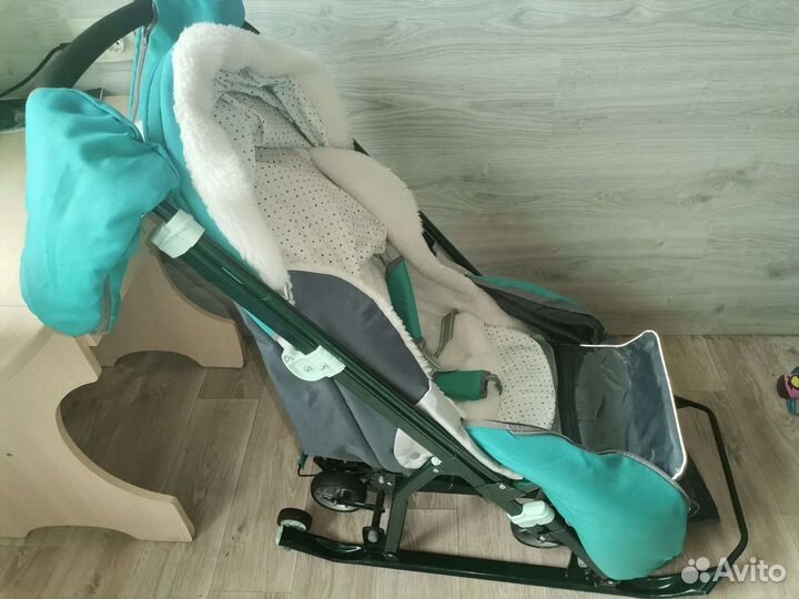 Детские санки коляска