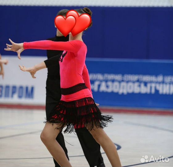 Платье латина для спортивно-бальных танцев