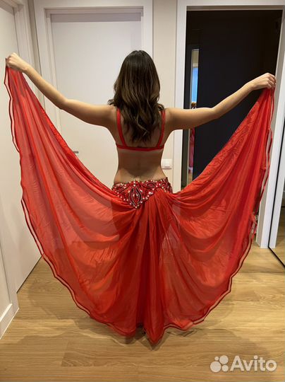 Юбка солнце из перл шифона