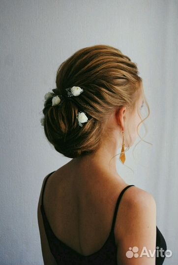 Вечерние, свадебные прически, косы. На дому спб