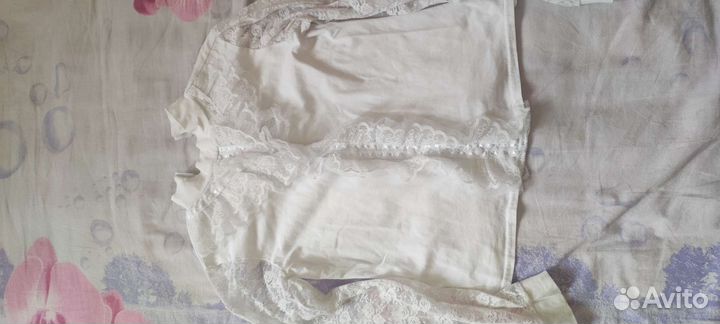 Блузка белая для девочек