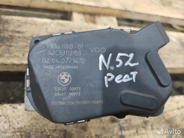 Дроссельная заслонка Bmw 5 E60 N52B30 2005