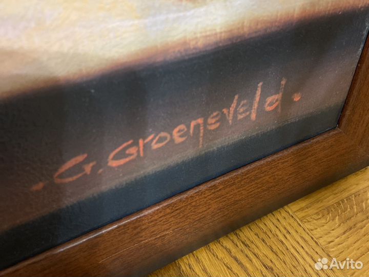 Картина репродукция в раме