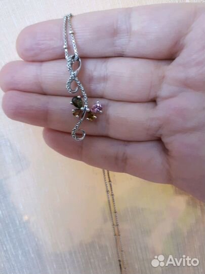 Набор украшений серебро