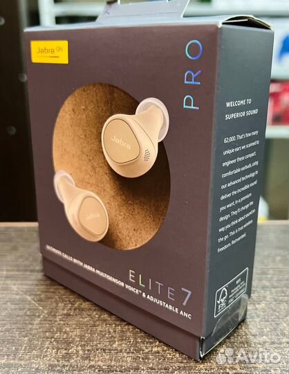 Наушники Jabra Elite 7 Pro Gold Beige