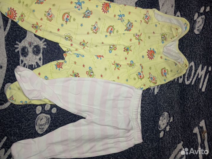 Вещи пакетом от 0до 3 мес