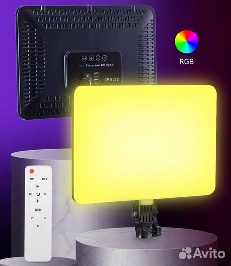 LED RGB панель, 20 цветов, размер 36 х 25 см