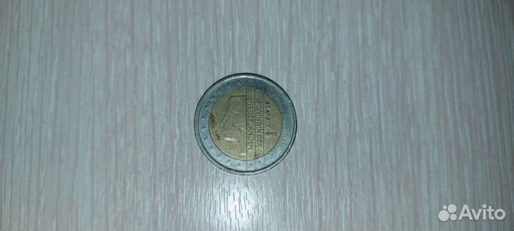 Монета 2 euro 2000 года
