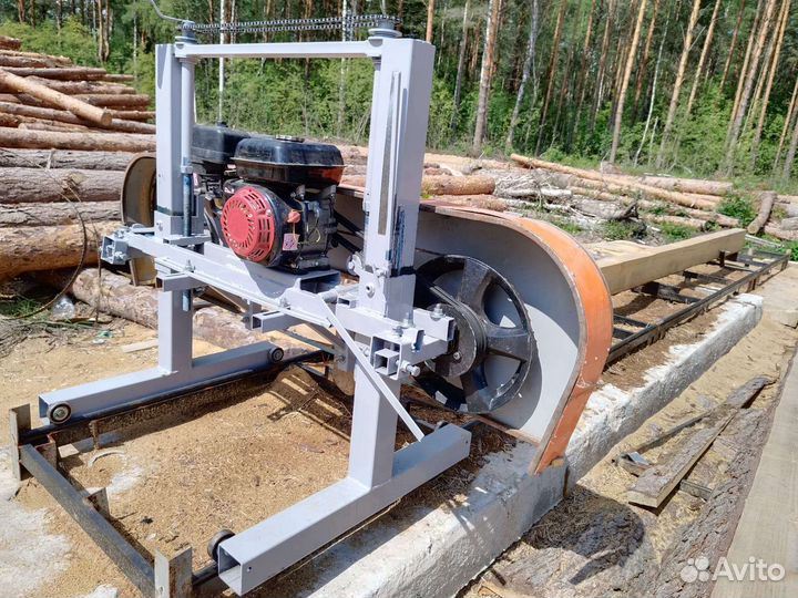 Ленточная пилорама бензиновая