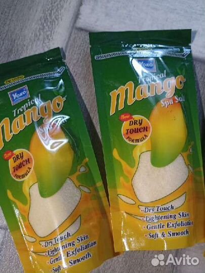 Скраб для тела солевой манго, 300г Тайланд