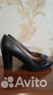 Туфли женские 37 размер натуральная кожа черные