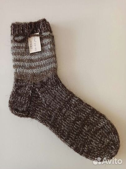 Носки шерстяные, вязаные, 44-45 размер