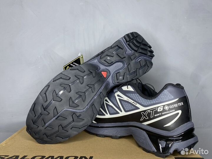 Кроссовки Salomon Gore-tex XT-6 Grey термо