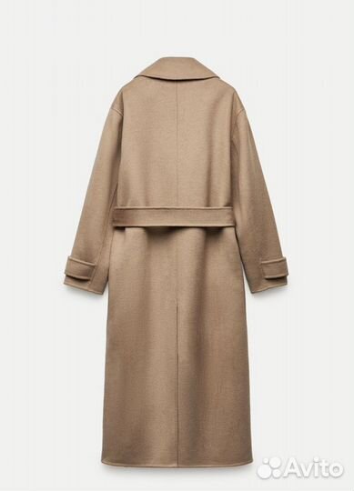 Новое шерстяное пальто Zara S, M