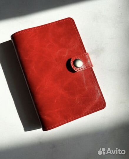 Обложка на паспорт кожаная
