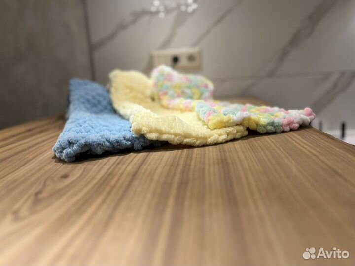 Шарфы снуды из Alize puffy ручная работа