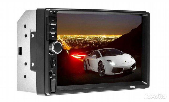 Магнитола 2din Podofo Новая Bluetooth 2дин 2 din