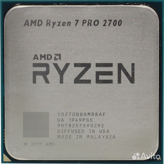 Процессор AMD ryzen 7 PRO 2700