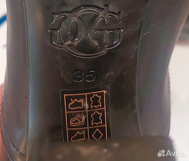 Ботильоны guess, 35р, натуральная кожа, оригинал